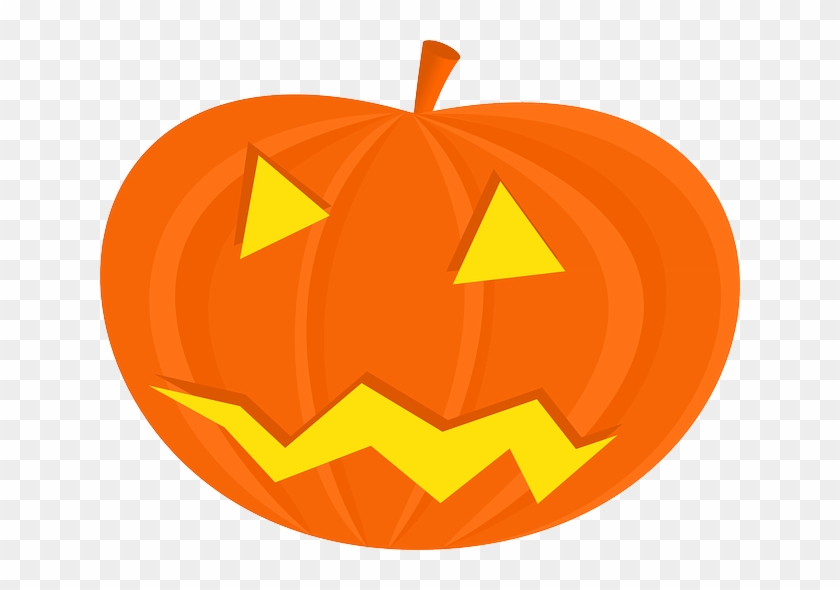 Ghost Halloween, Vegetable, Food, Pumpkin, Ghost - Clip Art Jack O Lantern - Png Download #683101