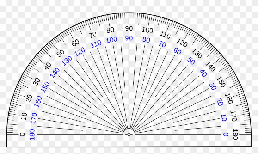 Protractor Png - Transparent Protractor Clipart #683247