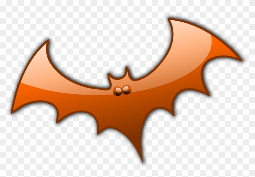 Halloween Costume Ghosts And Things That Go Bump In - Orange Bat Png Clipart #683299