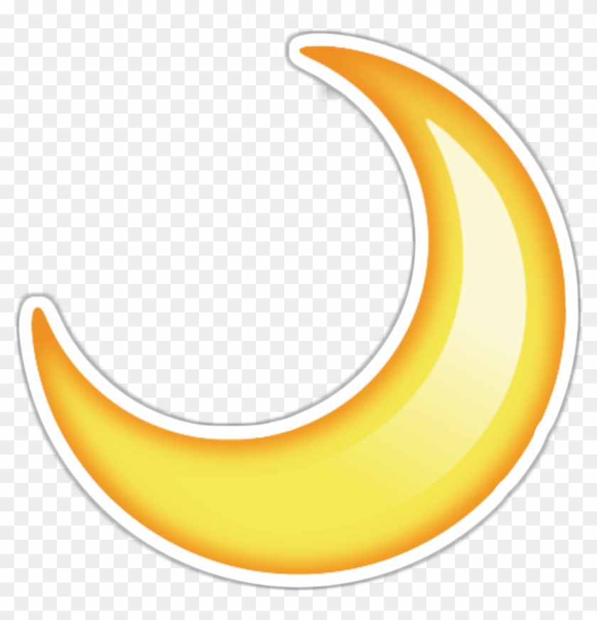 Half Moon Png Hd - Half Moon Emoji Transparent Clipart
