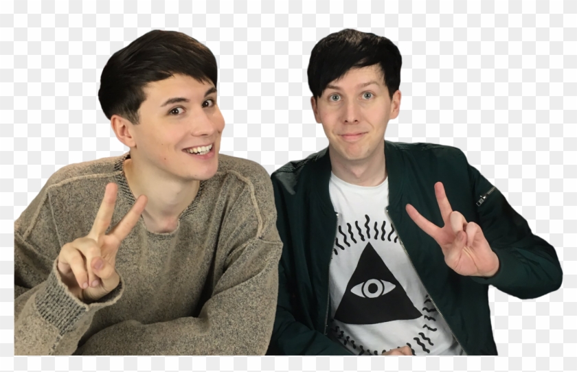 Also Here's The Transparent From Earlier But With Philly - Dan And Phil Transparent Clipart #683384