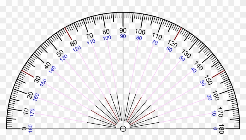 Back - - Read A Protractor Clipart