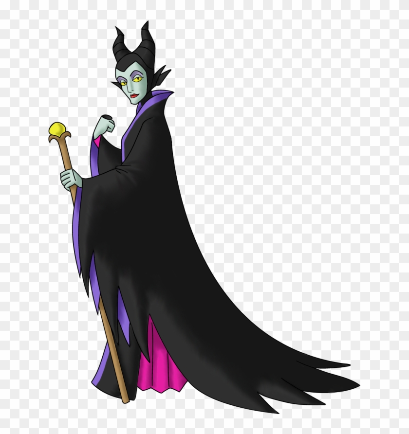 Sleeping Beauty Crown Png Black And White - Disney Villains Maleficent Png Clipart