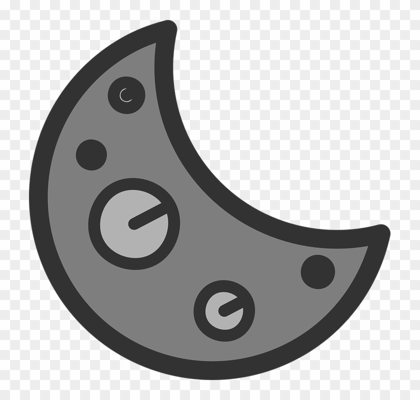 Moon Clipart Half Moon - Bulan Sabit Vektor Png Transparent Png