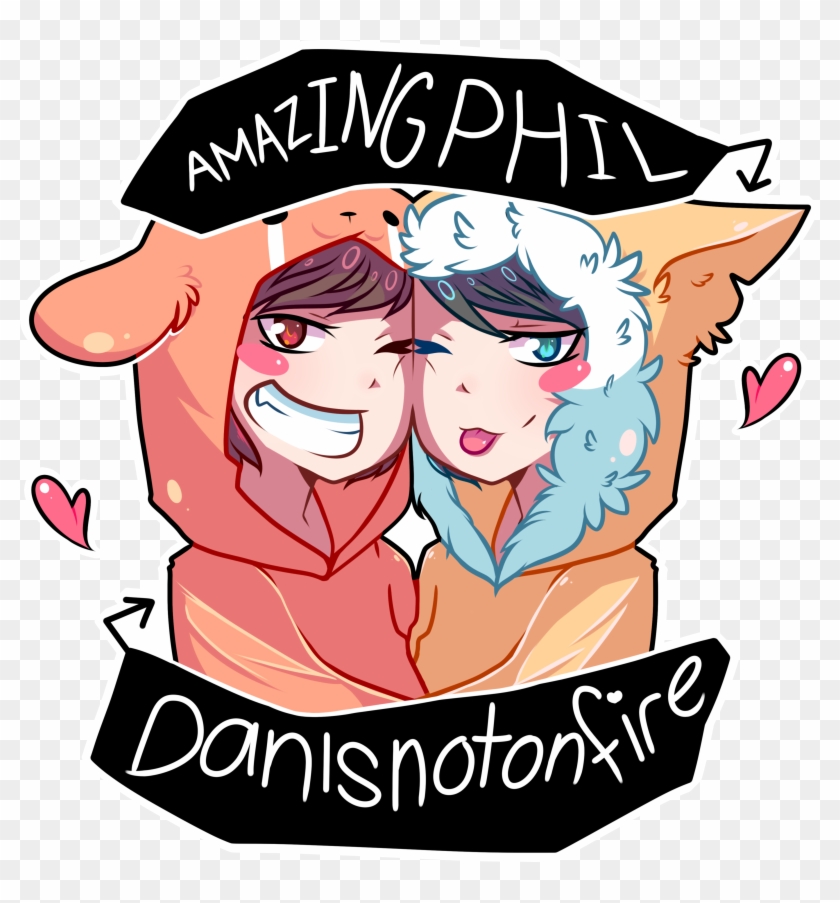 Dan And Phil Art - Png T Shirt Art Free Clipart