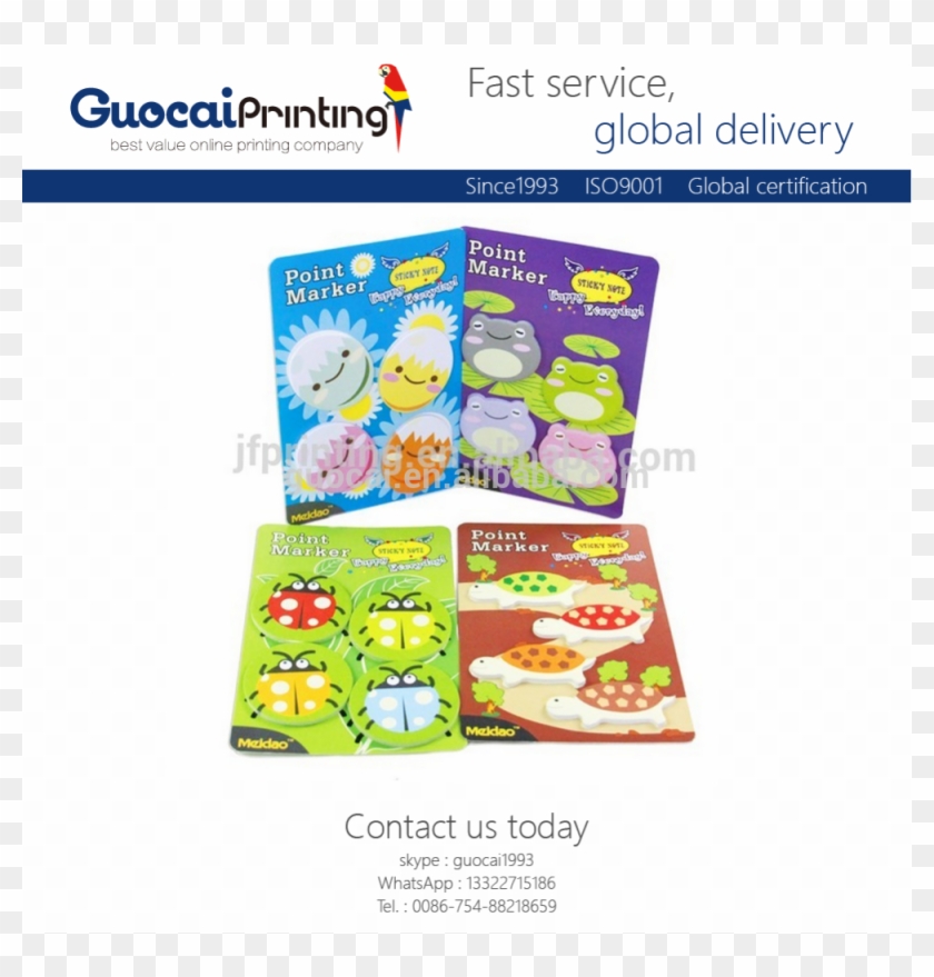 Custom Die Cut Sticky Notes - Kemasan Kertas Vci Makanan Clipart #684141