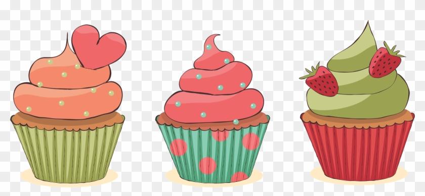 Clip Art Free Download Cupcakes Desenho Vintage Pesquisa - Cupcakes Vintage Png Transparent Png