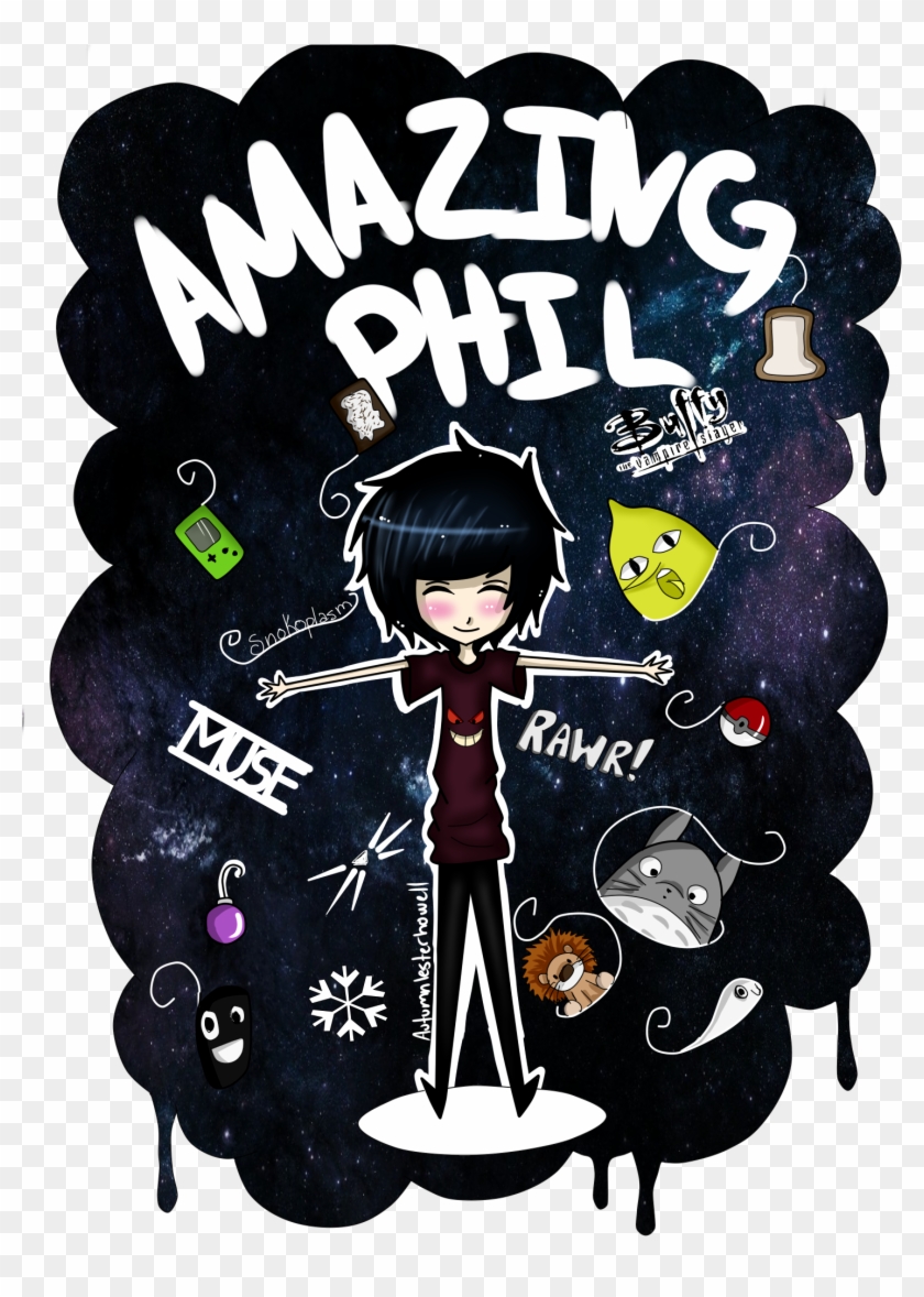 Whiskers Clipart Dan And Phil - Png Download #684634