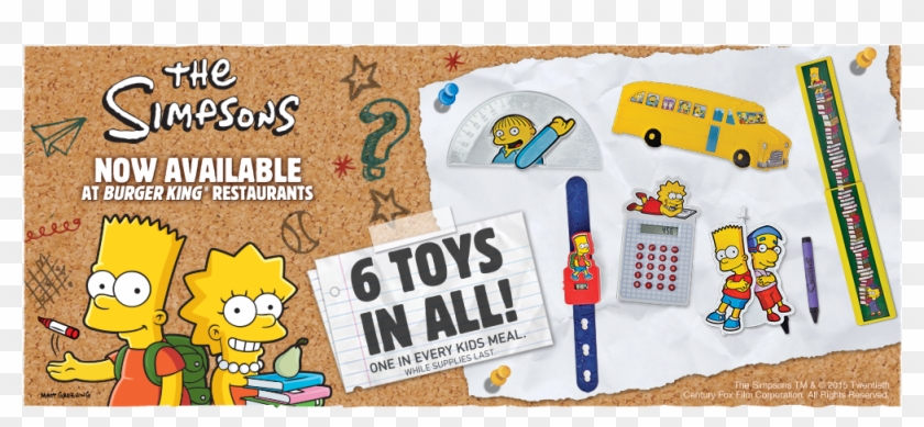 Ralph Wiggum Protractor At Burger King - Simpsons Clipart