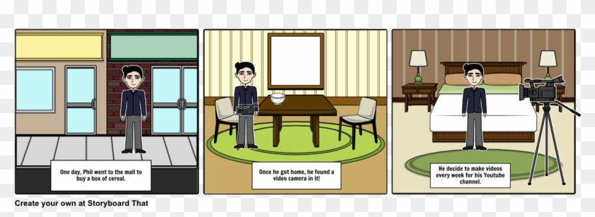 How Phil Met Dan - Cartoon Clipart