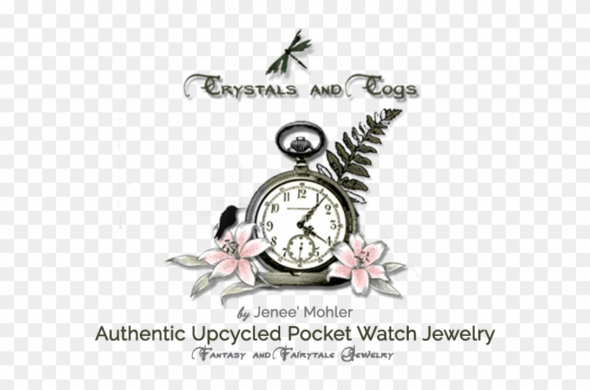 Crystals And Cogs - Quartz Clock Clipart #685259