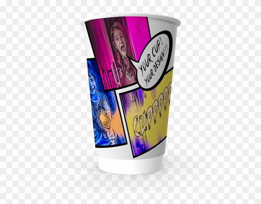 Double Wall Paper Cup 16oz - Paper Cup Clipart #685343