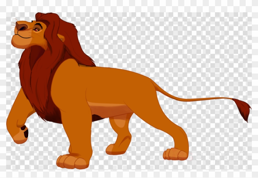 Download Lion King Png Clipart Mufasa Lion Simba Lion - Transparent Background Lion Clipart Png #685345