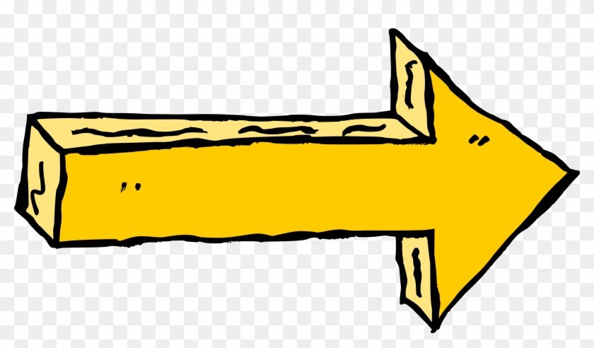 Free Download - Yellow Arrow Comic Png Clipart
