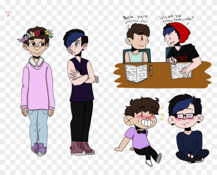 Dan And Punk Phil By Misssparki Clipart