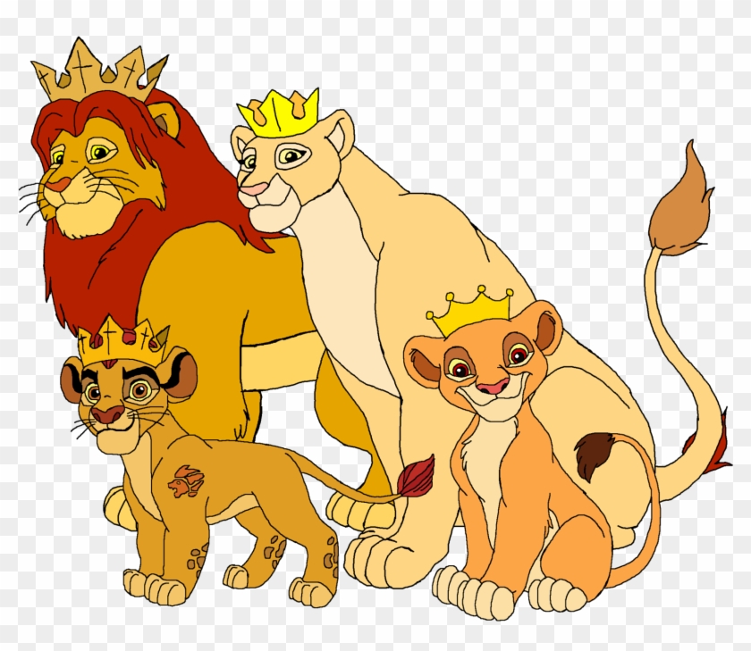 Jpg Transparent Stock The Family Pencil In Color - Lion King Royal Family Clipart #685671