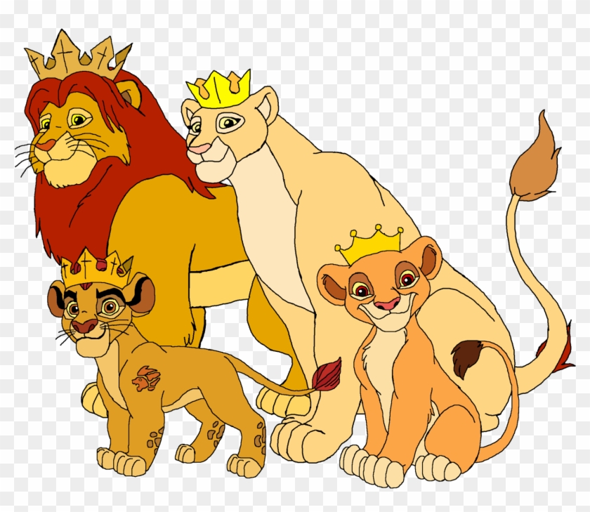 Jpg Transparent Stock The Family Pencil In Color - Lion King Royal Family Clipart
