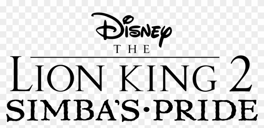 The Lion King 2 Simba's Pride Logo - Lion King 2 Simba's Pride Logo Clipart