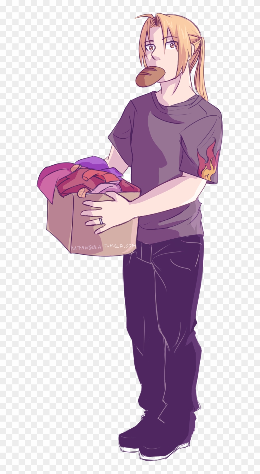 Guys I Present You Househusband Edward Elric, Former - Cartoon Clipart #685774