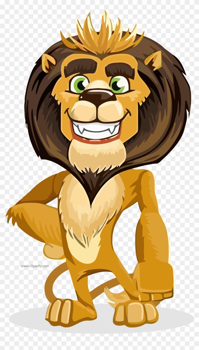 King Lion Cartoon Best Clipart Png - Lion Vector Transparent Png