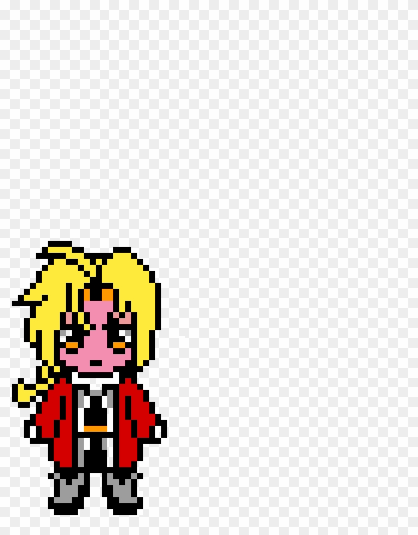 Edward Elric - Fullmetal Alchemist Brotherhood 8 Bits Clipart