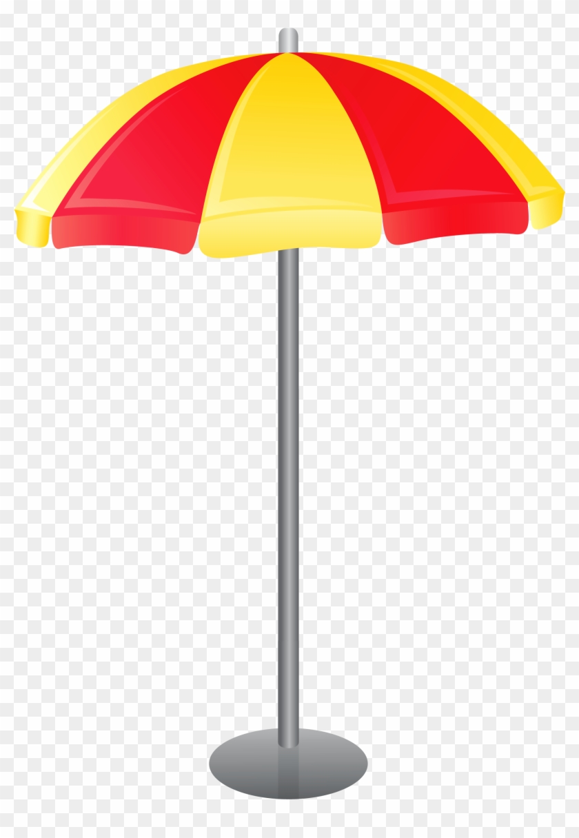 Beach Umbrella Png Vector Clipart - Beach Umbrella Vector Png Transparent Png