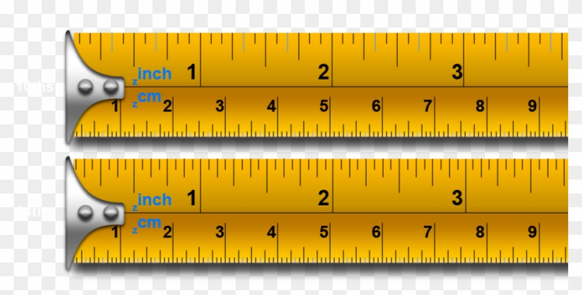The Picture Above Shows Measuring Tapes If They Were - Tape Measure Clipart