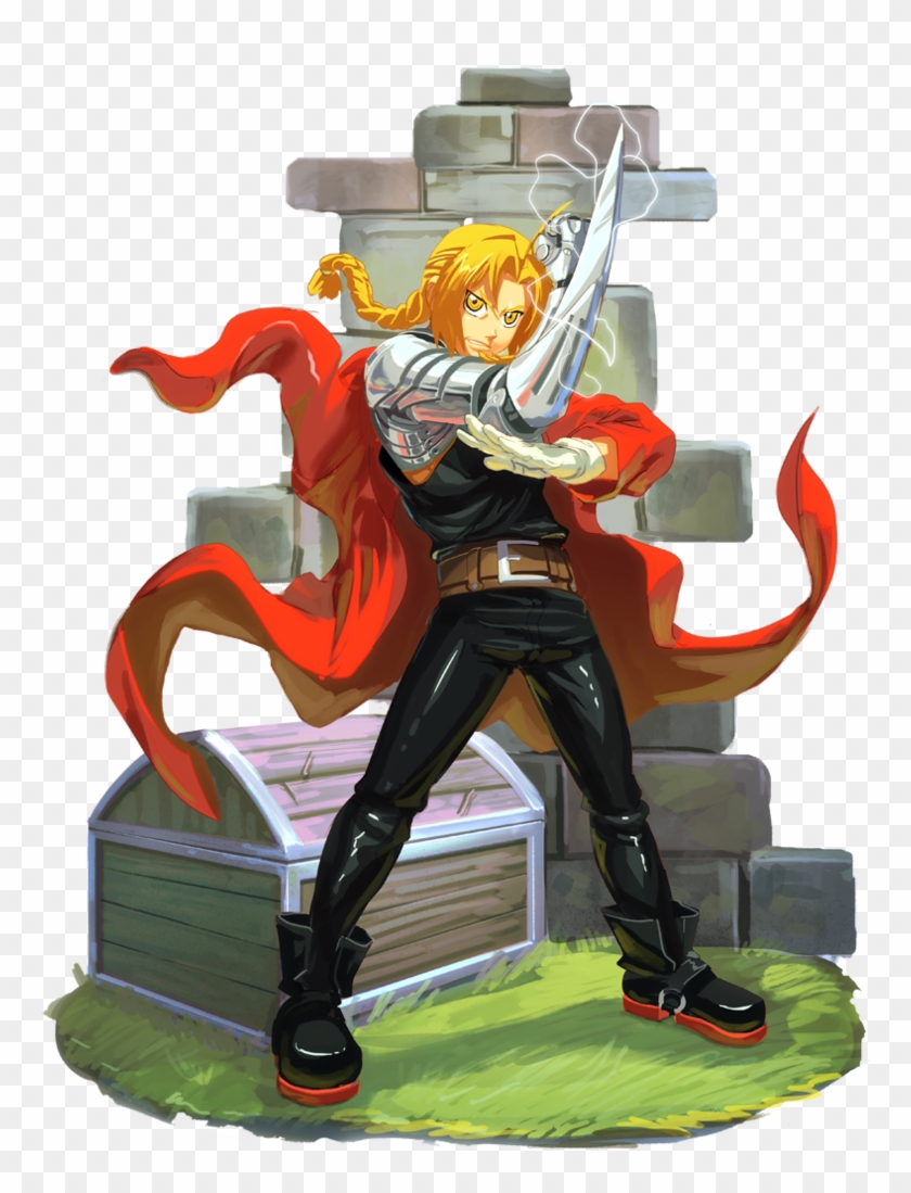 Edward Elric By Brolo - Action Figure Clipart