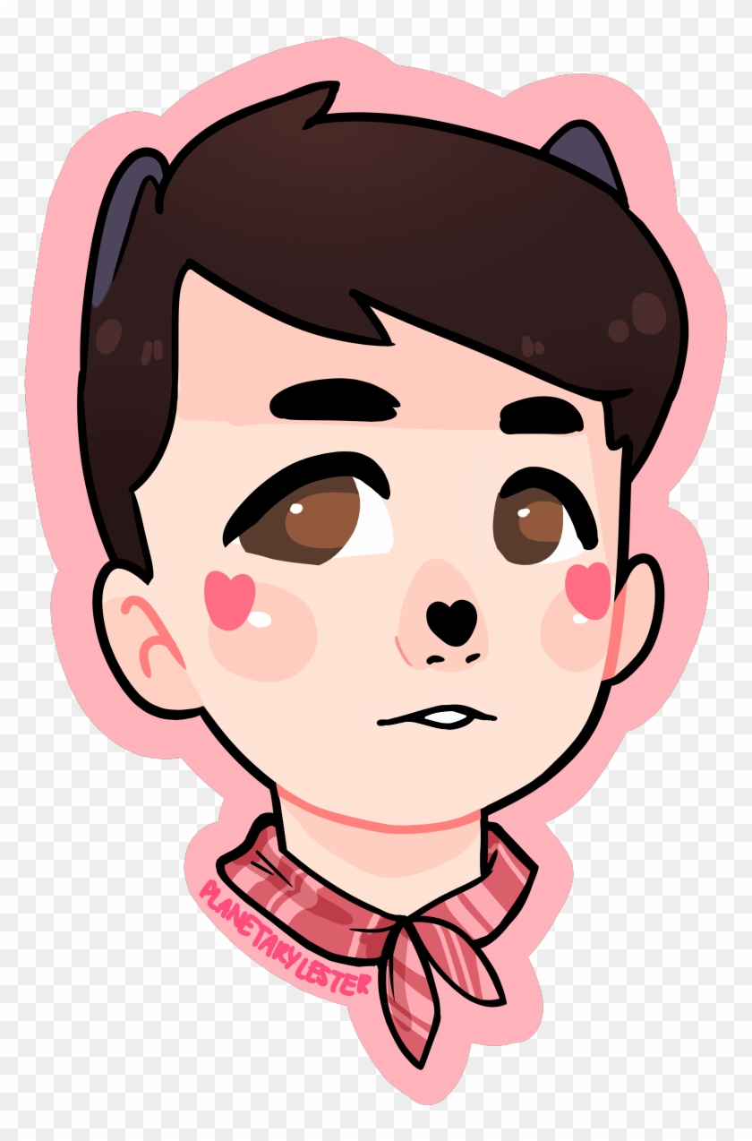 Dan And Phil Cat Whiskers Transparent - Birthday Art Dan And Phil Clipart