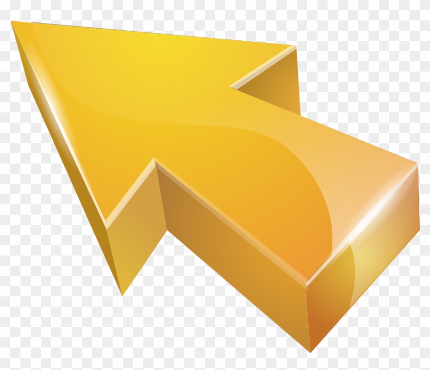 1181 X 1181 14 - Gold Arrow Icon Png Clipart