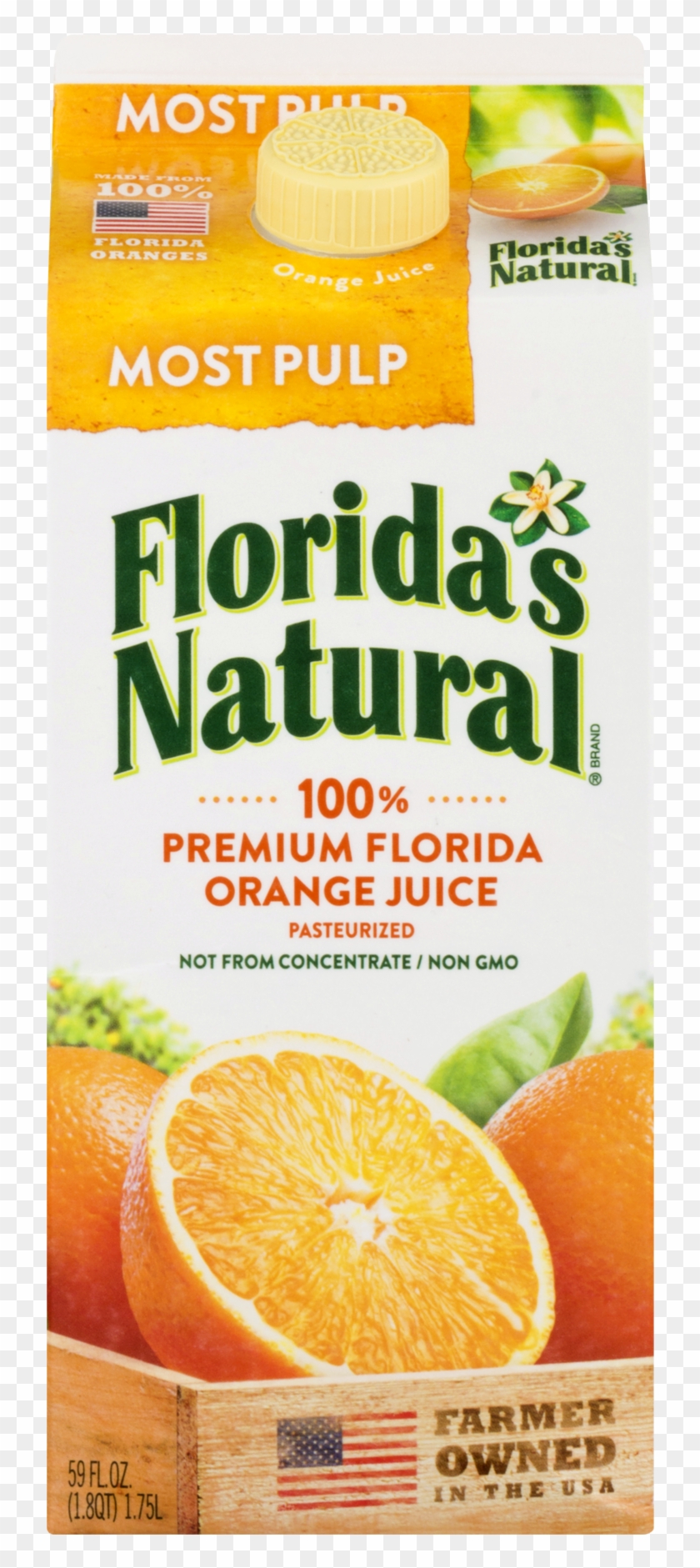 Florida's Natural 100% Premium Florida Orange Juice, - Florida's Natural Orange Juice Clipart #686384