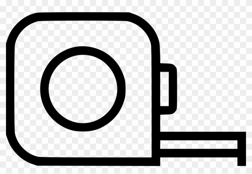 Clip Black And White Time Measurement - Tape Measure Icon Png Transparent Png