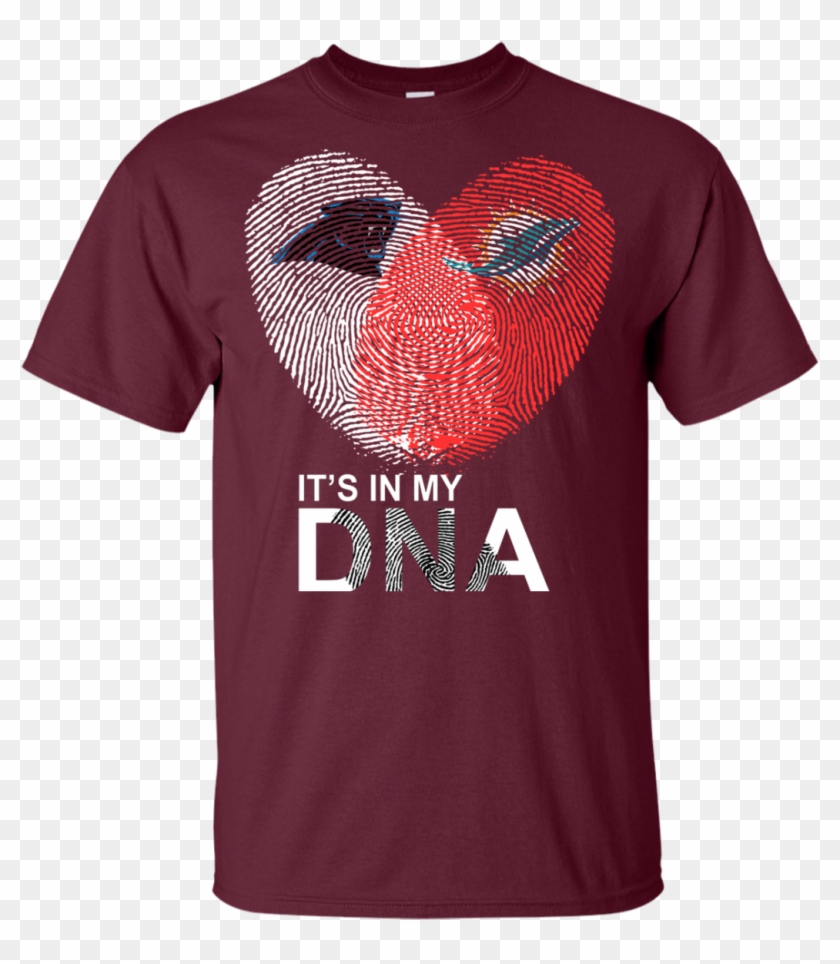 It's In My Dna Miami Dolphim And Carolina Panthers Clipart