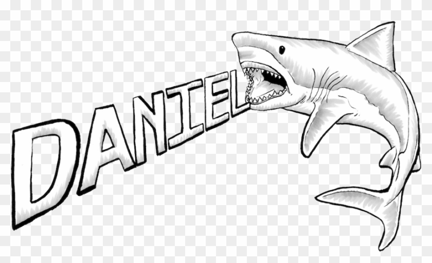Great White Shark Drawing Com Free For - Shark Drawings Clipart #687119