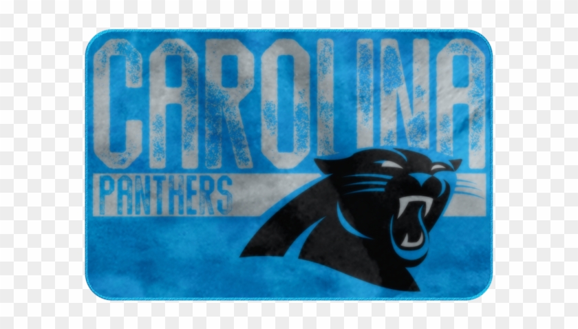Carolina Panthers Foam Rug Bathroom Mat "worn - Carolina Panthers New Clipart