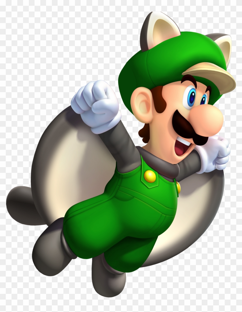 Flying Squirrel Luigi Super Mario Party, Super Mario - New Super Mario Bros U Acorn Clipart #687298