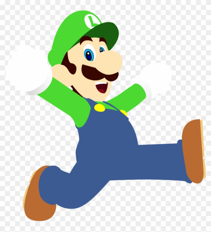 Mario Bros Vector Png - Olympic Winter Games Luigi Clipart