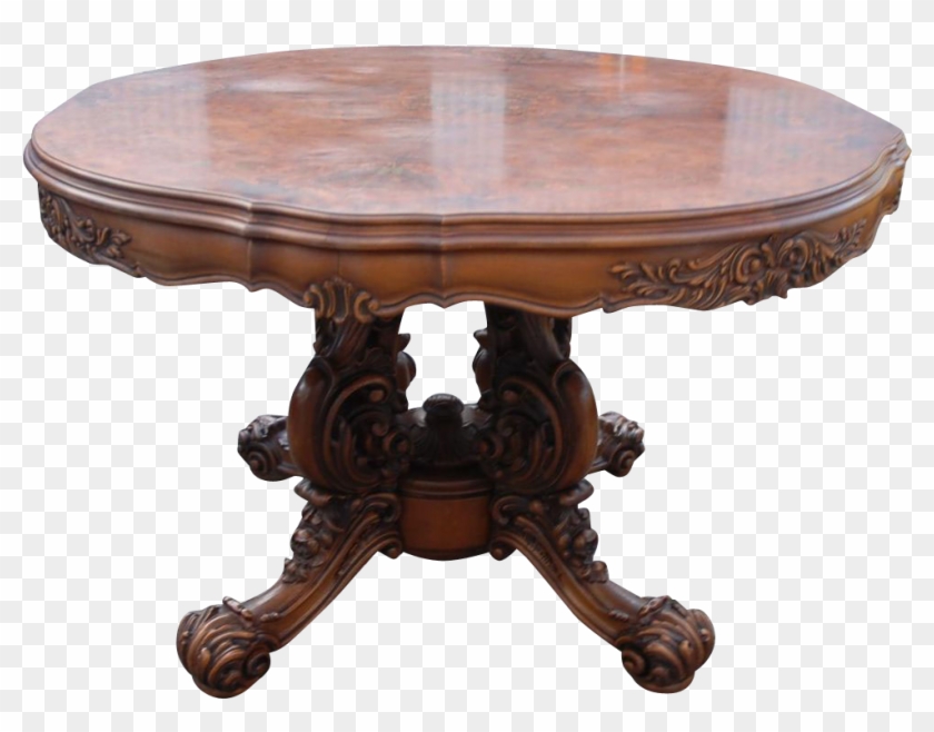 Item No - Fy-1527 - Antique Round Table Set Clipart