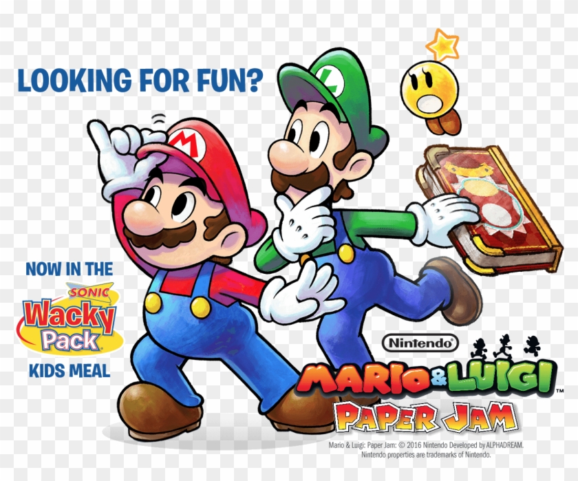 Mario & Luigi: Paper Jam Clipart #687348