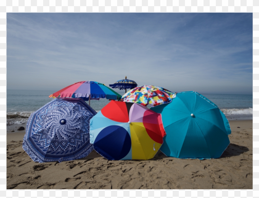 Beach Umbrella 05 Notecard - Umbrella Clipart #687382