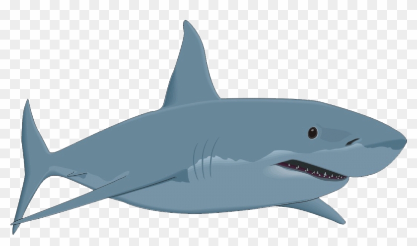 Confessions Of A Great White Shark - Cartoon Great White Shark Clipart #687459