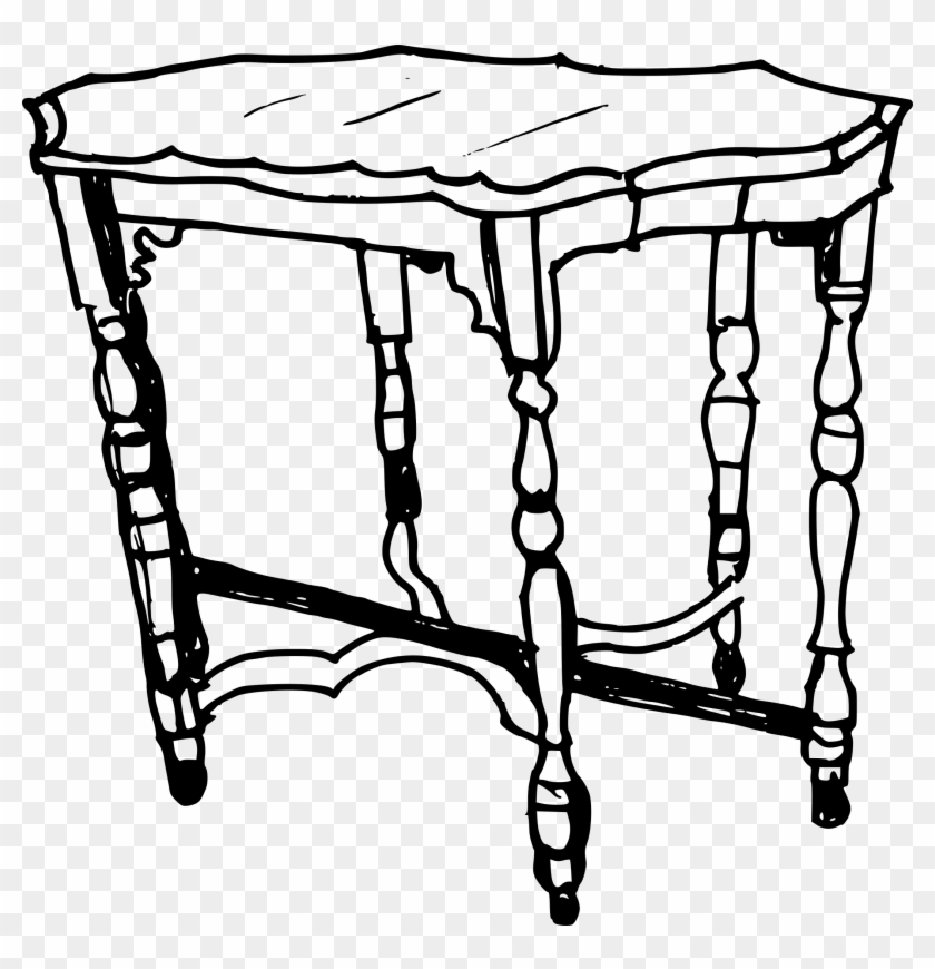 Clip Freeuse Antique Png Transparent Onlygfx Com Free - Antique Table Drawing #687537