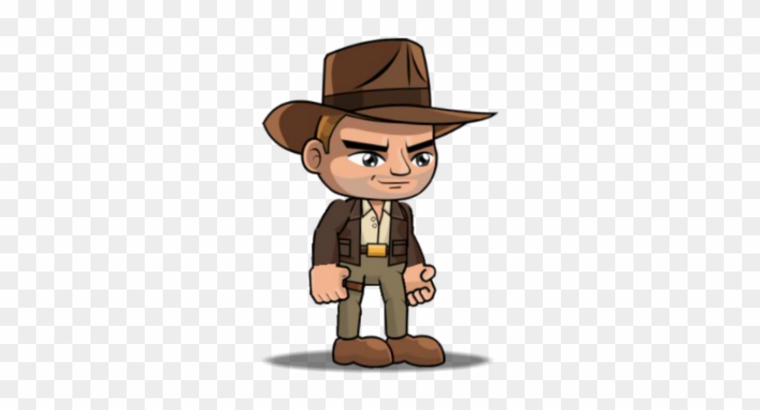 Indiana Jones Clipart Chibi - Indiana Jones Cartoon Png Transparent Png #688053