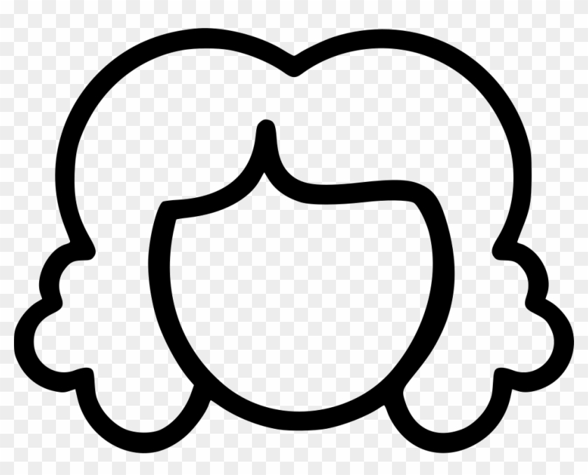 Face Girl Curly Hair Fashion Salon Cutting Comments - Curly Icon Clipart