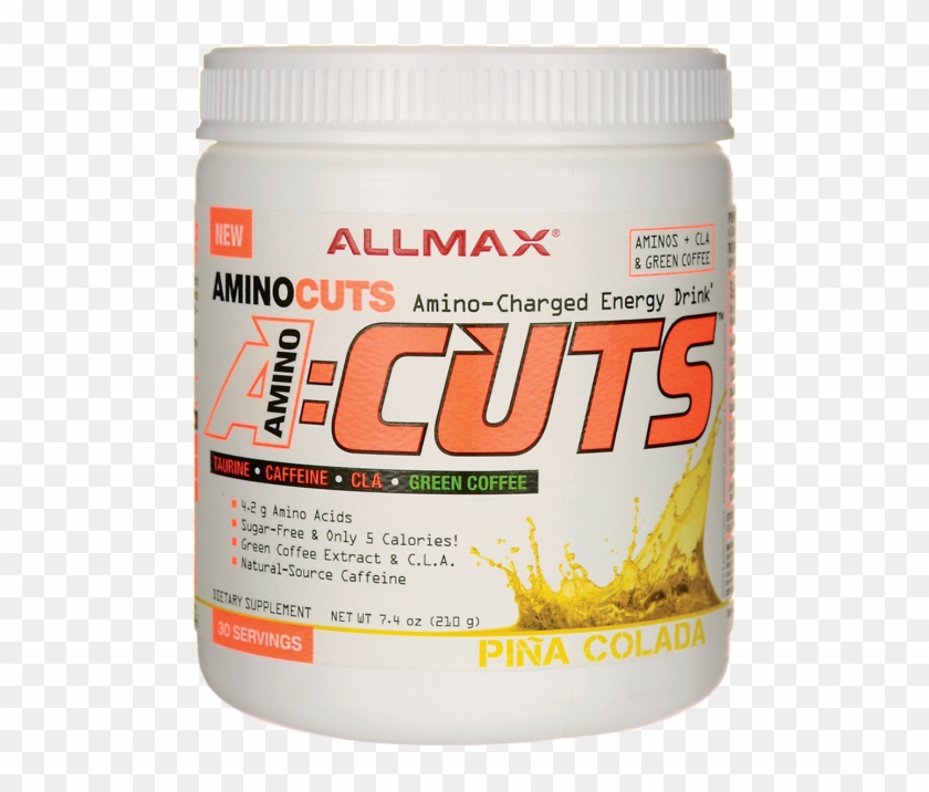 Allmax Amino Cuts Amino Acids Powder, Pina Colada, - Drink Clipart #688249