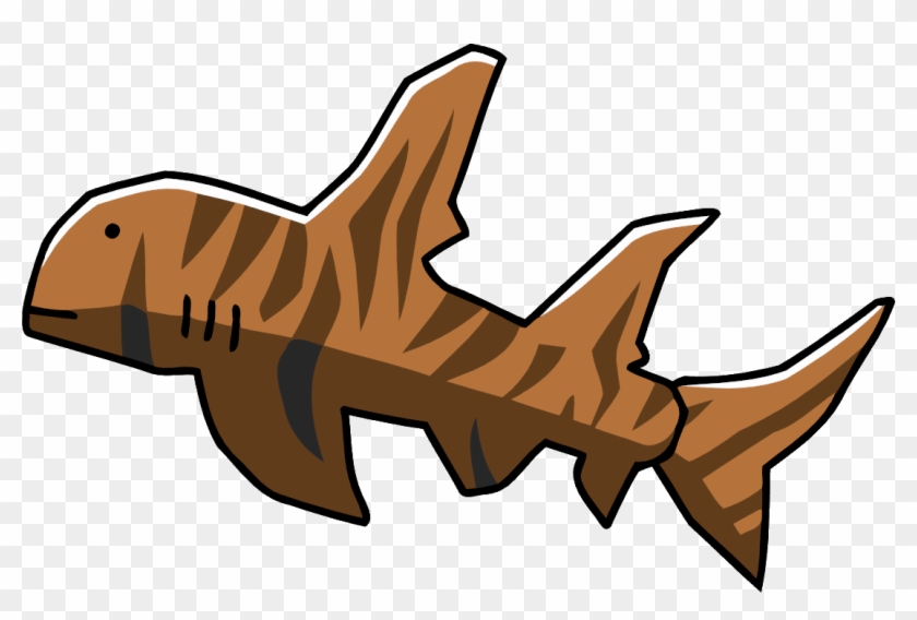 Great White Shark Clipart Scribblenauts - Scribblenauts Shark - Png Download