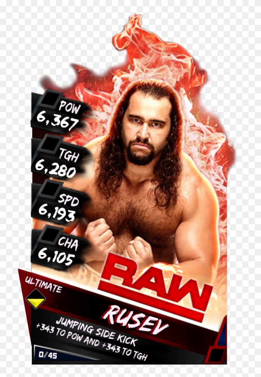 Supercard Rusev Wrestlemania Mitb 8446 Supercard Rusev - Wwe Supercard Raw Clipart