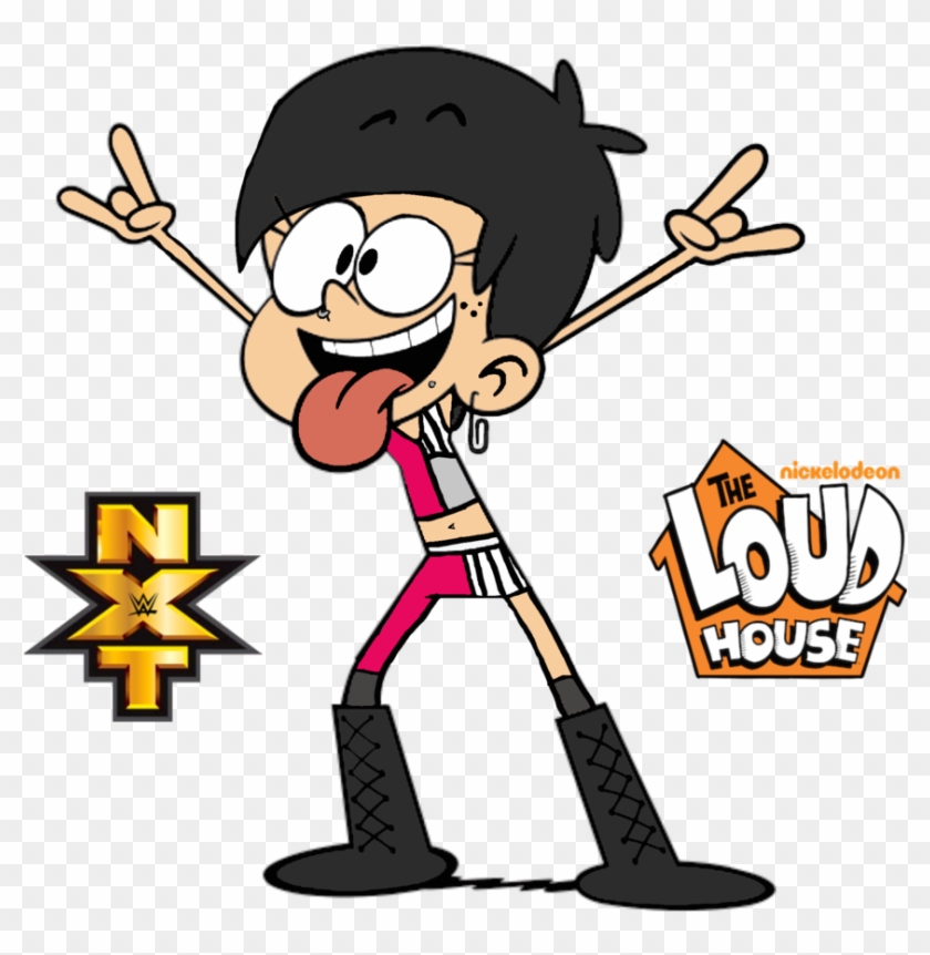 Luna Loud From “the Loud House” Cosplaying As Nxt's - Loud House And Wwe Clipart