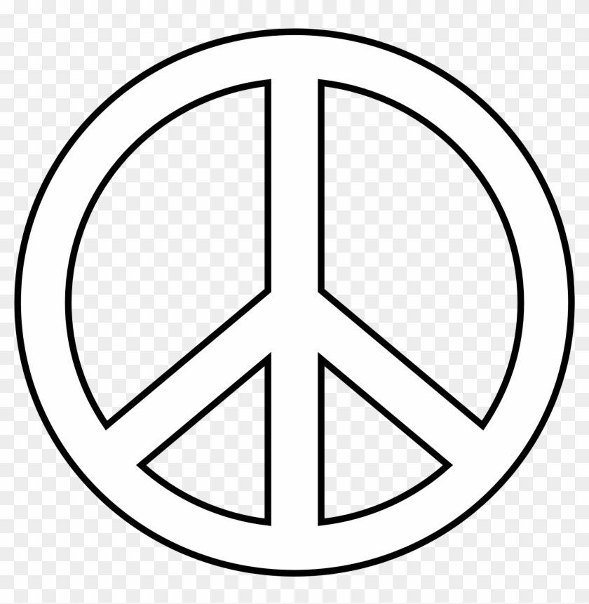 Cartoon Peace Sign Hand - Peace Sign Clip Art - Png Download