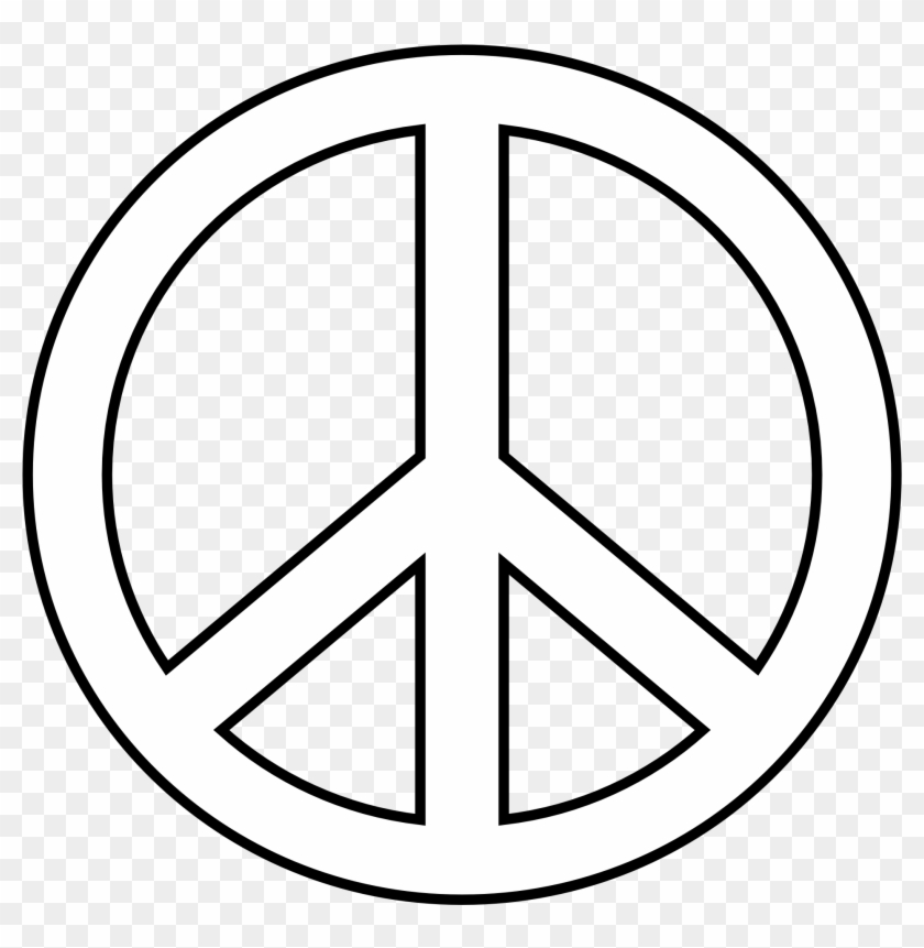 Cartoon Peace Sign Hand - Peace Sign Clip Art - Png Download